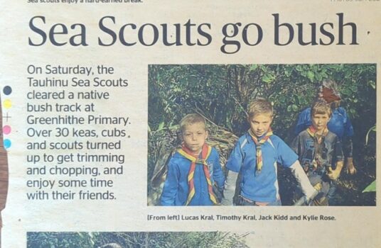 Sea Scouts Go Bush